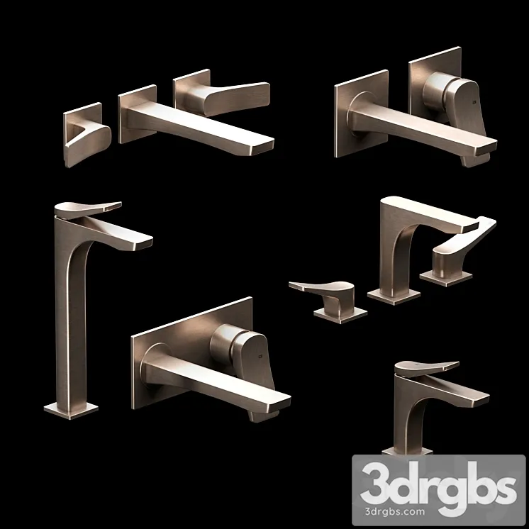 Gessi Rilievo Faucets For Sinks And Washbasins 3D Model Download