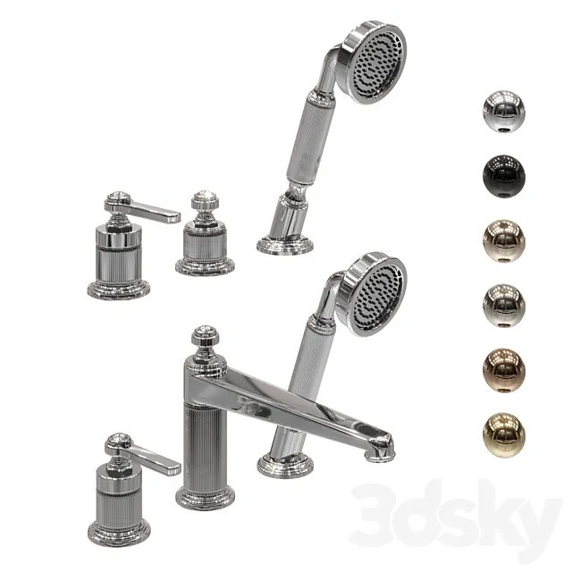 Gessi – Venti20 Art. 65043 65037 3D Model