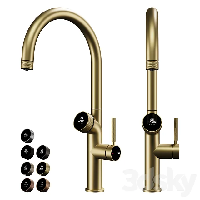 Gessi Vita Kitchen Sink Mixer 60720 3D Model