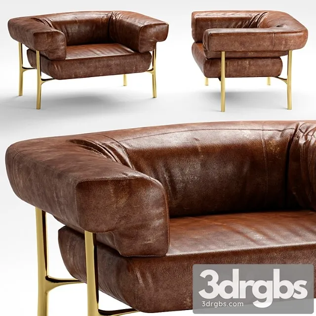 Ghidini 1961 katana armchair by paolo rizzatto 3D Model Download Ghidini 1961 katana armchair by paolo rizzatto 3D Model Download