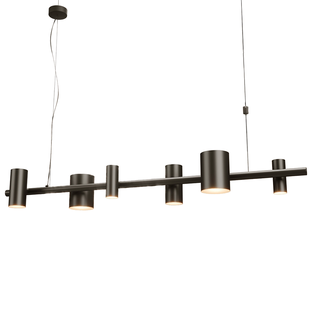 GHIDINI1961 – Ceiling lamp Can Can Linear 3D Model