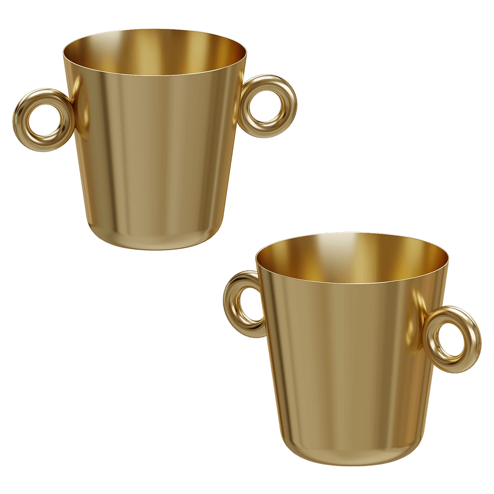 GHIDINI1961 – Champagne cooler Double O 3D Model