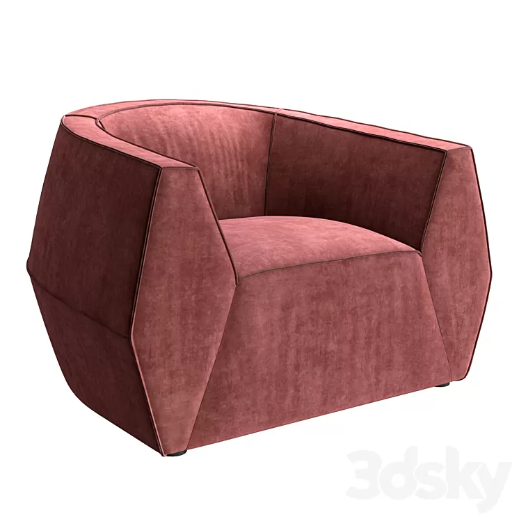 Ghidini1961 Infinito Armchair 3D Model Free Download