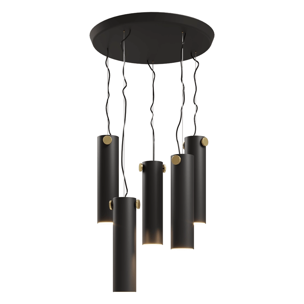 GHIDINI1961 – Pendant lamp Indi-Pendant Cylinder 5 3D Model
