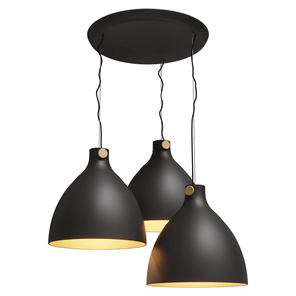 GHIDINI1961 – Pendant lamp Indi-Pendant Round 3 3D Model