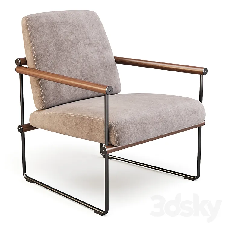 Ghyczy: Audrey S12 – ArmChair 3D Model Free Download