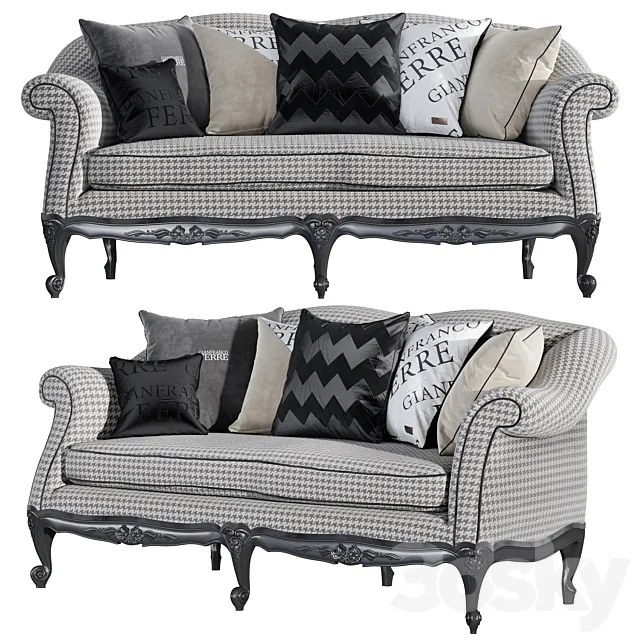 Gianfranco Ferre Home 2 seats NASHVILLE 3DModel