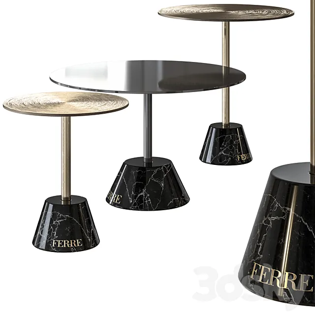 Gianfranco Ferré Home Queens Tables 3DModel