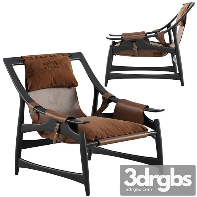 Gianfranco ferre kalamaja armchair 3D Model Download Gianfranco ferre kalamaja armchair 3D Model Download