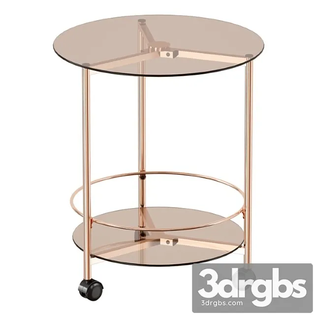 Gibson rolling end table Gibson rolling end table