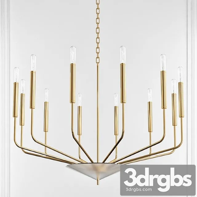 Gideon 14 Light Candle Style Classic 3D Model Download