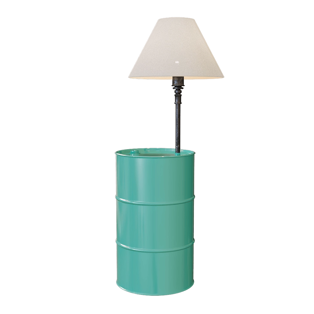 Gie El  – Floor lamp BARREL LGH0152 3D Model