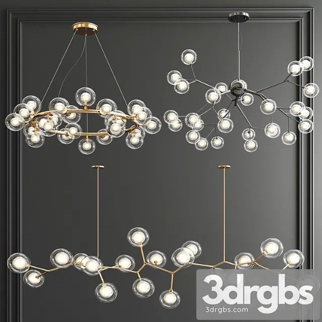 Giffin minosi bubbles chandelier – 3 type Giffin minosi bubbles chandelier – 3 type