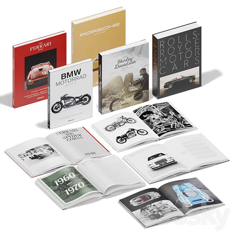 Gift books 01 3D Model Free Download