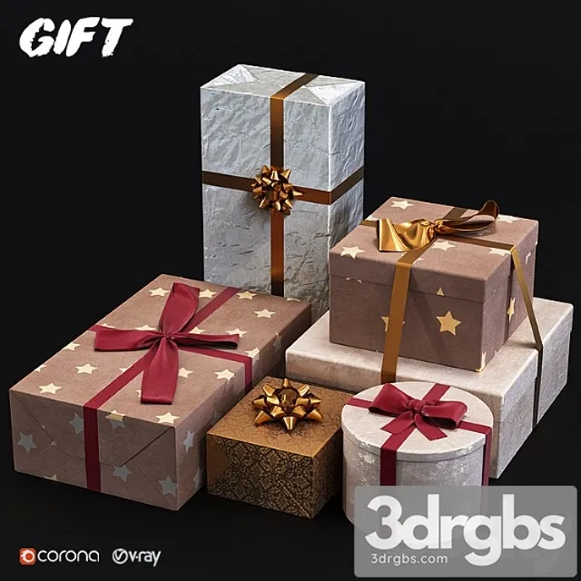 Gifts 3D Model Download