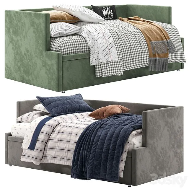 Gigogne Toulouse Sofa Bed 3D Model Gigogne Toulouse Sofa Bed 3D Model