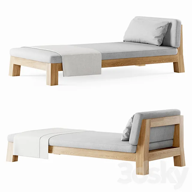 Gijs daybed by Piet Boon _ Beach lounger 3DModel Gijs daybed by Piet Boon _ Beach lounger 3DModel