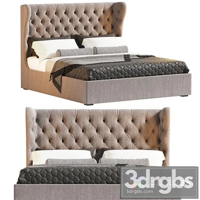 Gilbert Bed 3D Model Download