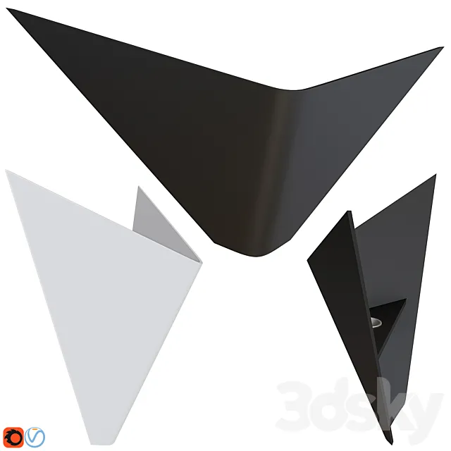 Ginebra wall lamp 3D Model Ginebra wall lamp 3D Model