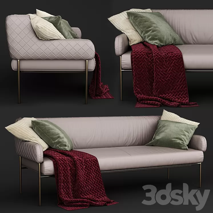 Ginevra Sofa Formitalia 3D Model Ginevra Sofa Formitalia 3D Model