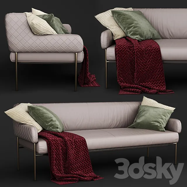 Ginevra Sofa Formitalia 3DModel