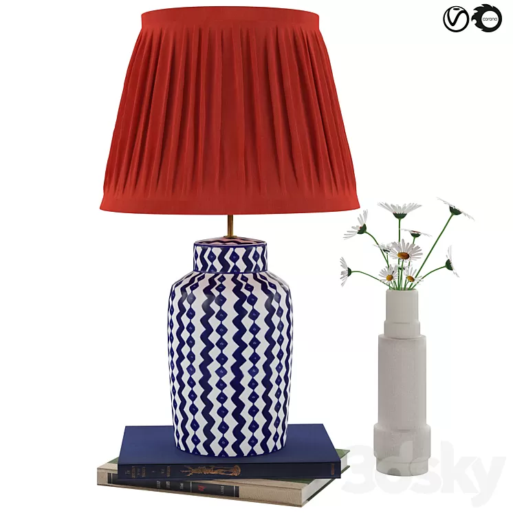 Gingembre table lamp 3D Model Free Download