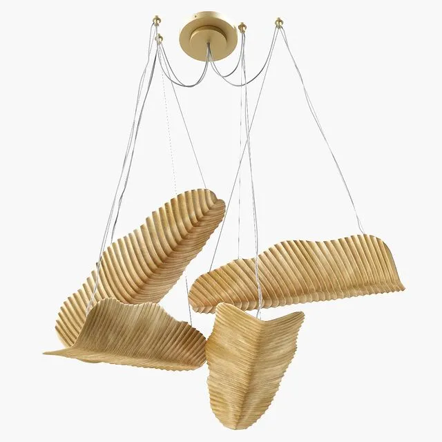 Ginger and Jagger Bananas Suspension Lamp 3D Model Ginger and Jagger Bananas Suspension Lamp 3D Model