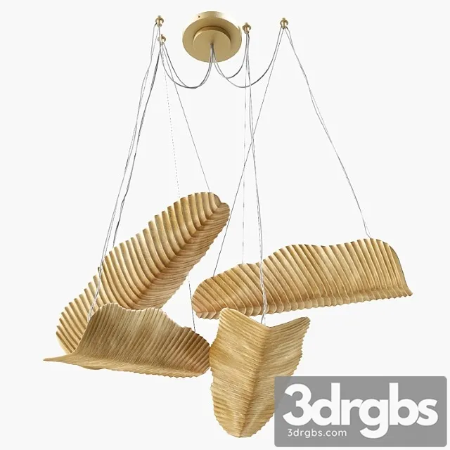 Ginger and jagger bananas suspension lamp 3D Model Download
