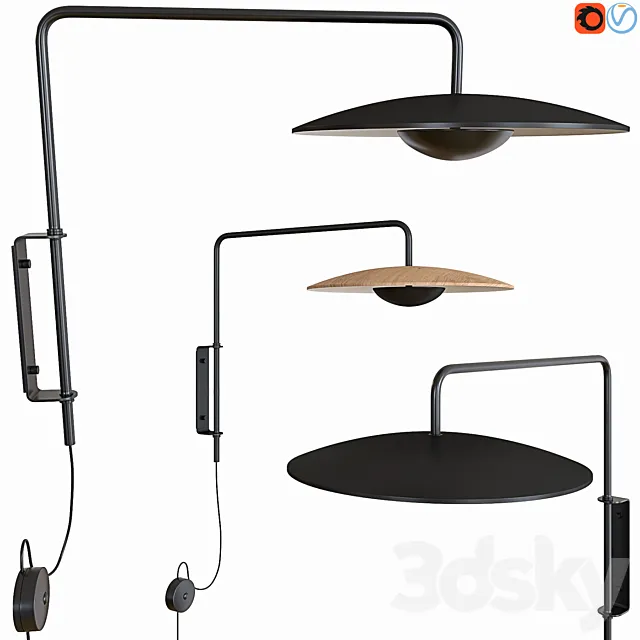 GINGER SWING ARM WALL LIGHT 3DModel
