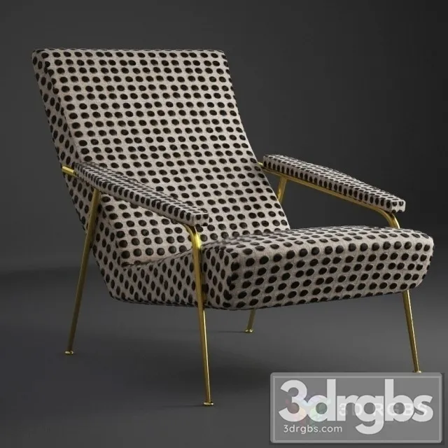 Gio Ponti Armchair 3D Model Download Gio Ponti Armchair 3D Model Download