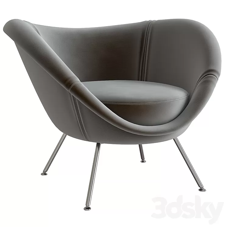 Gio ponti armchairs 3D Model