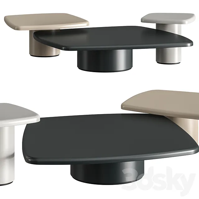 Giopagani Blackbird Coffee Tables 3DModel