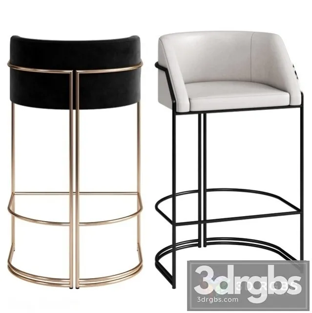 Giopagani Deja Vu Bar Stool 3D Model Download Giopagani Deja Vu Bar Stool 3D Model Download