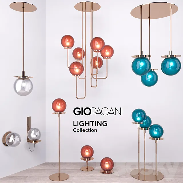 GIOPAGANI LIGHTING – ECLAT D’EAU COLLECTION 3D Model