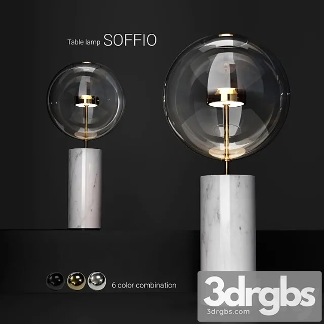 Giopato & coombes bolle soffio table lamp 3D Model Download
