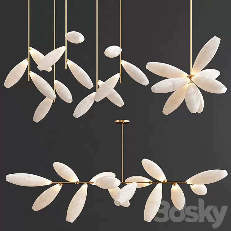 Giopato Coombes Gem Collection – 3 type 3D Model Giopato Coombes Gem Collection – 3 type 3D Model