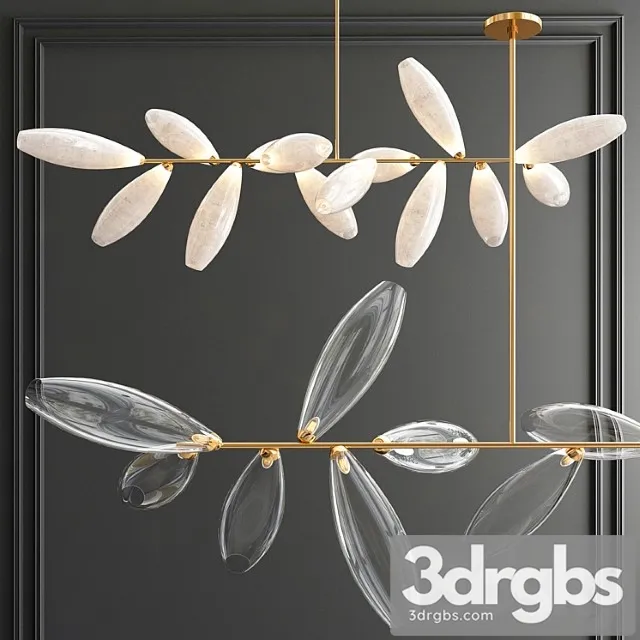 Giopato coombes gem suspension lamp 3D Model Download