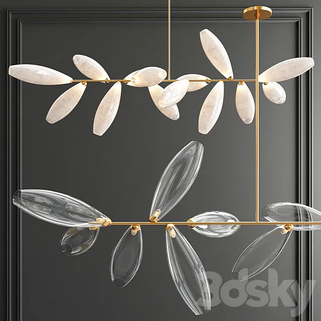 Giopato Coombes Gem Suspension Lamp 3D Model
