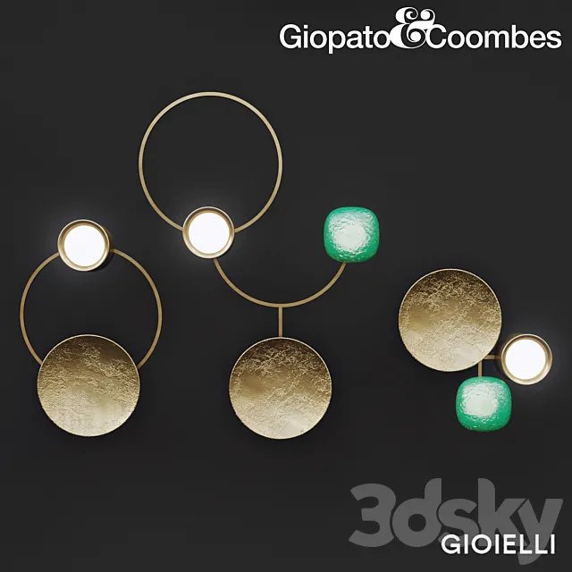 Giopato & Coombes Gioielli light collection 1 3D Model Giopato & Coombes Gioielli light collection 1 3D Model