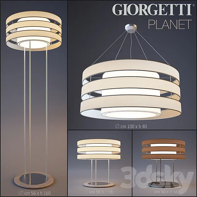 Giorgetti _ Planet 3DModel Giorgetti _ Planet 3DModel