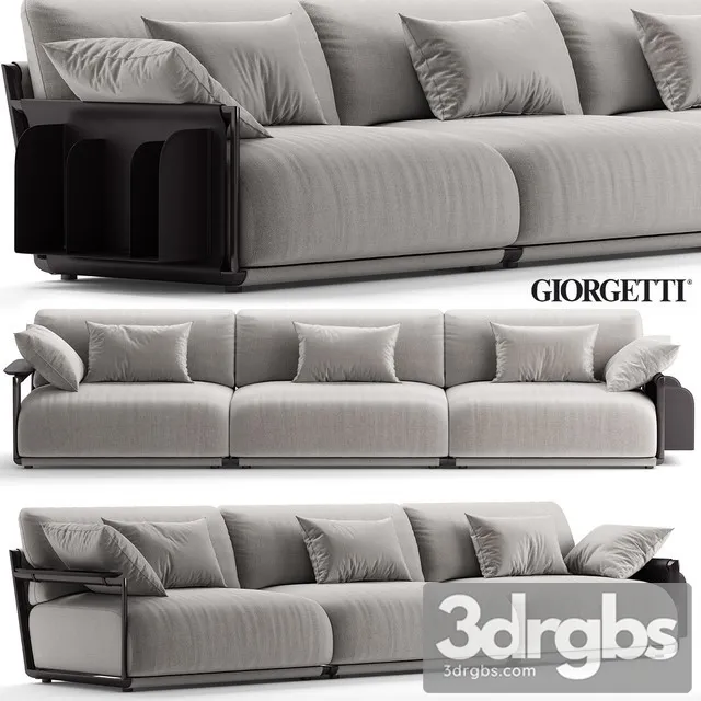 Giorgetti Adam Sofa 01 3D Model Download Giorgetti Adam Sofa 01 3D Model Download