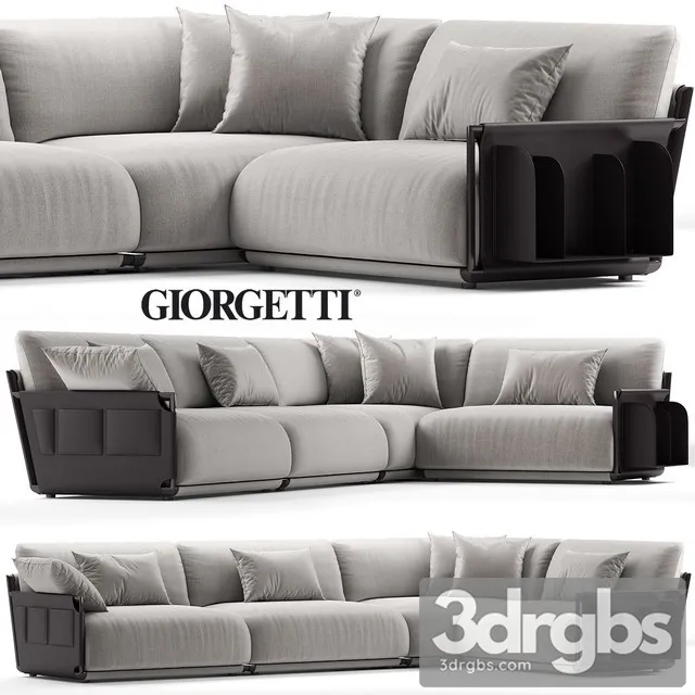 Giorgetti Adam Sofa 3D Model Download Giorgetti Adam Sofa 3D Model Download