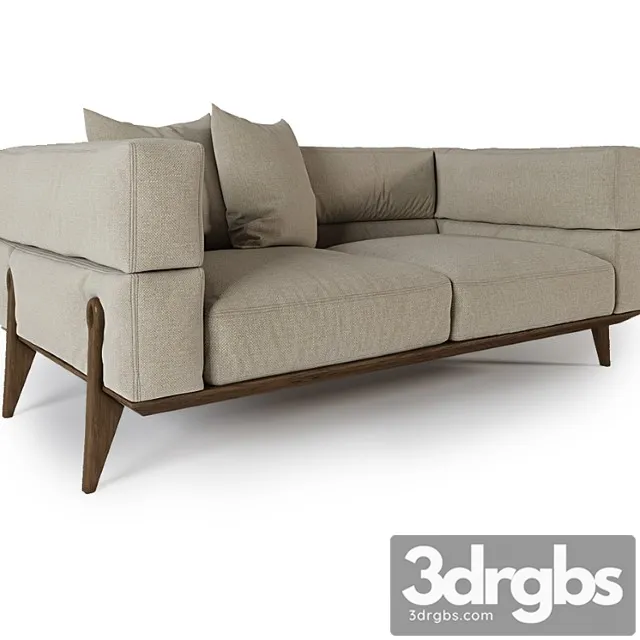 Giorgetti Ago Sofa 1 3D Model Download Giorgetti Ago Sofa 1 3D Model Download