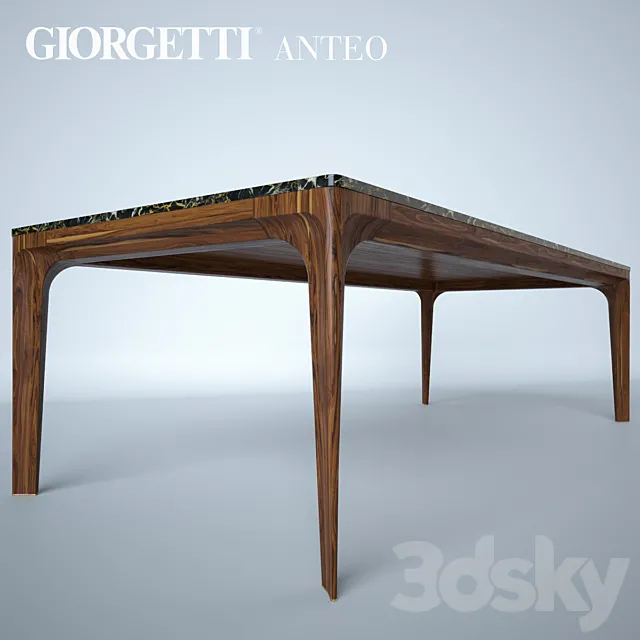 Giorgetti Anteo table 3DModel