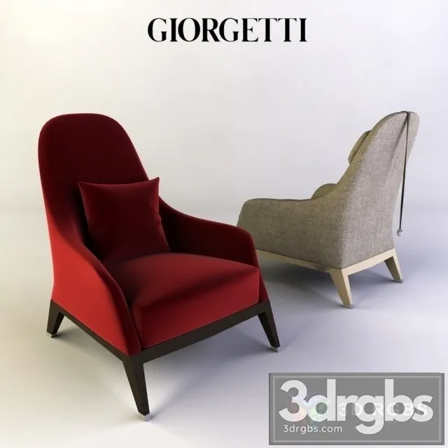 Giorgetti Armchair 3D Model Download Giorgetti Armchair 3D Model Download