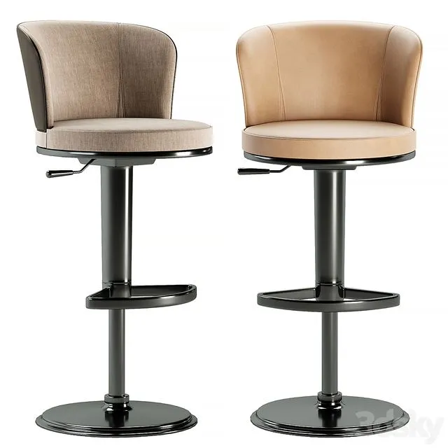 Giorgetti bar stool Ode 3D Model