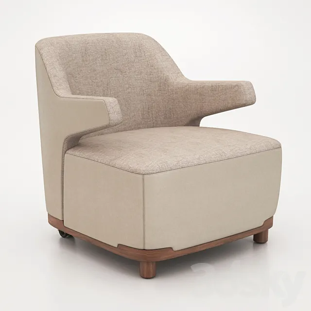 Giorgetti – Cozy armchair 3D Model