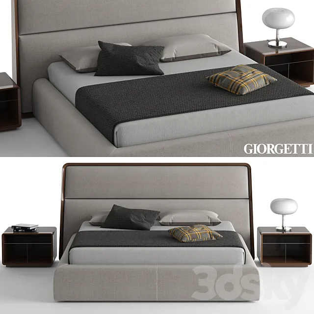 Giorgetti Frame Bed 3D Model