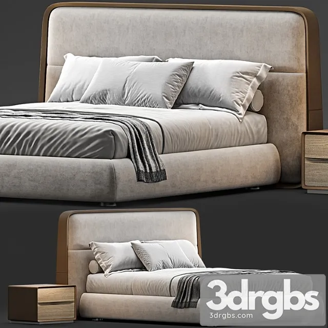 Giorgetti Frame Bed 59201 2 3D Model Download