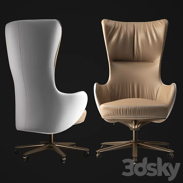 Giorgetti Genius office armchair 3D Model